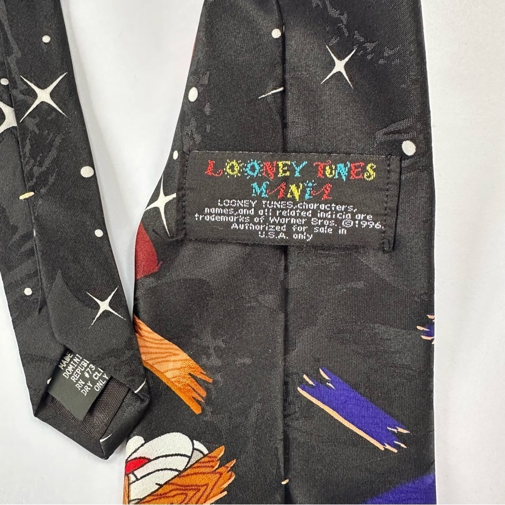 Men’s Vintage 1996 Tasmanian Devil (Taz) Basketball Necktie​​ - Picture 4 of 4